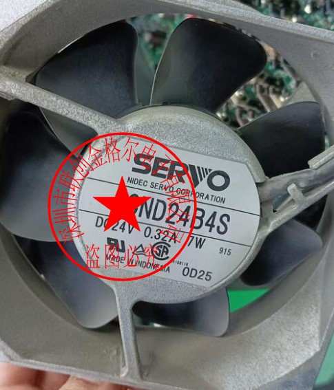 YY ต้นฉบับญี่ปุ่นกรอบอลูมิเนียมนําเข้าพัดลมสาย 3 SCND24B4S DC24V 0.32A 7W