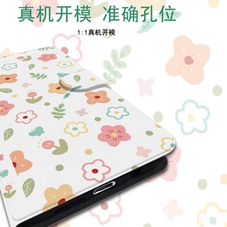 Samsung หนัง Retro ดอกไม้เหมาะสําหรับ A21S A22 A23 A31 A32 M32 A33 A34 5G เคสโทรศัพท์กันกระแทก
