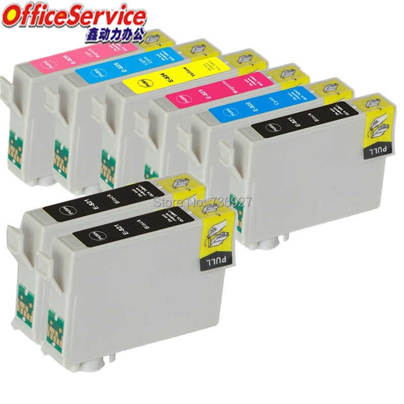 ตลับหมึกที่รองรับ 8X T0821 T0822 T0823 T0824 T0825 T0826 สำหรับ Epson Stylus Photo T50 R270 R29