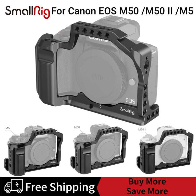 Smallrig กรงขนาดเล็กสำหรับ Canon EOS M50 /M50 II /M5 2168C