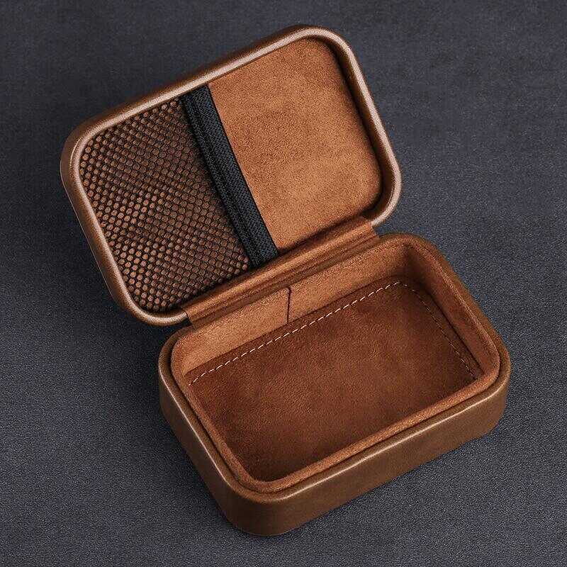 OPENHEART IEM Cable Bag PU Leather Case For Headphone Earphone Accessories