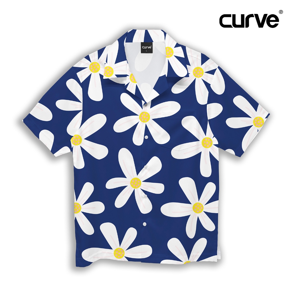 CURVE เสื้อฮาวายลายดอกไม้รับสงกรานต์ SET88