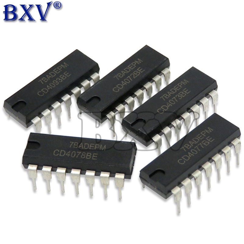 ชิป DIP CD4093BE CD4093 DIP-14 CD4072BE CD4072 CD4073BE CD4073 CD4077BE CD4077 CD4078BE CD4081BE CD4081 10 ชิ้น