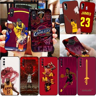 เคสโทรศัพท์มือถือซิลิโคน TPU แบบนิ่ม ลาย FM107 Lebron James basketball สําหรับ Xiaomi Poco M6 Pro Redmi 12 5G Note 12T Pro 12R