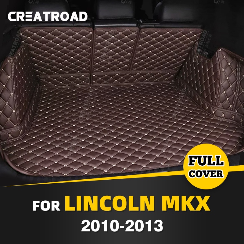Auto Full Coverage Trunk สําหรับ Lincoln MKX 2010-2013 12 11 รถ Boot Cover Pad Cargo Liner อุปกรณ์ป้