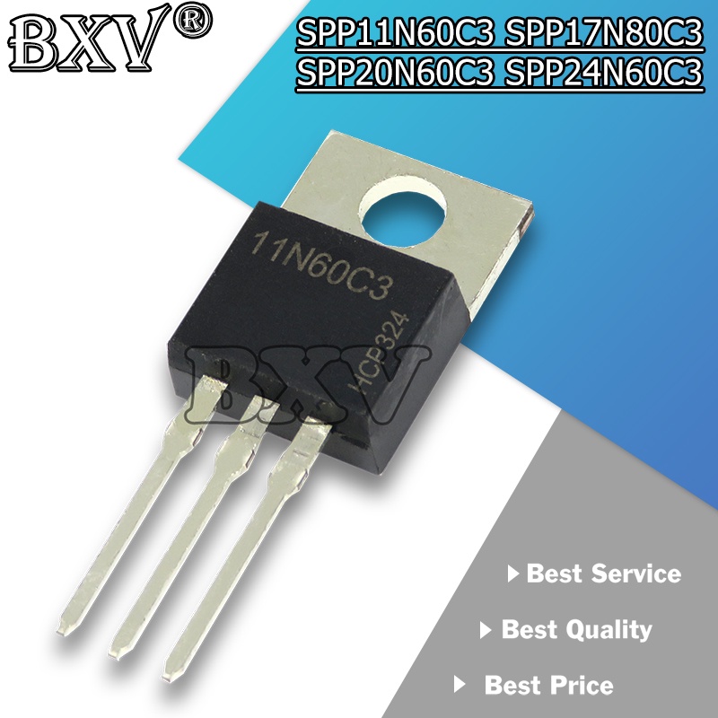 วงจรรวม TO-220 SPP11N60C3 SPP17N80C3 SPP20N60C3 SPP24N60C3 11N60C3 17N80C3 20N60C3 24N60C3 5 ชิ้นต่อ