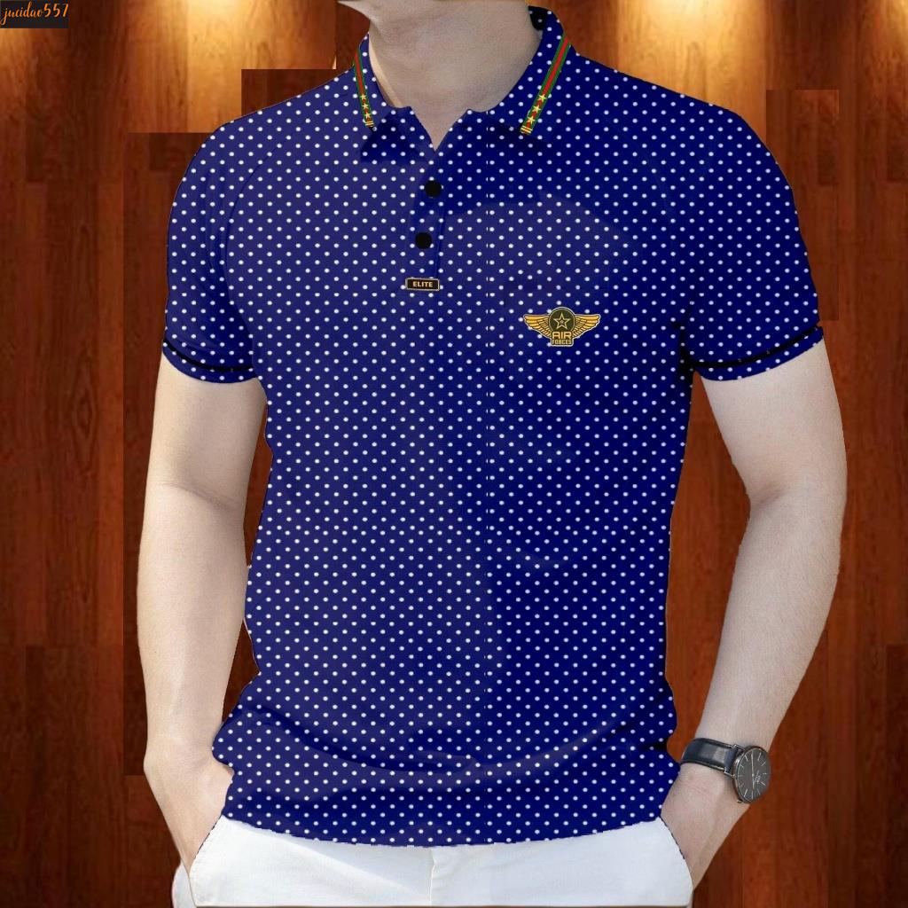 Jucidao557-เสื้อโปโล สไตล์เกาหลี สําหรับผู้ชาย PL103