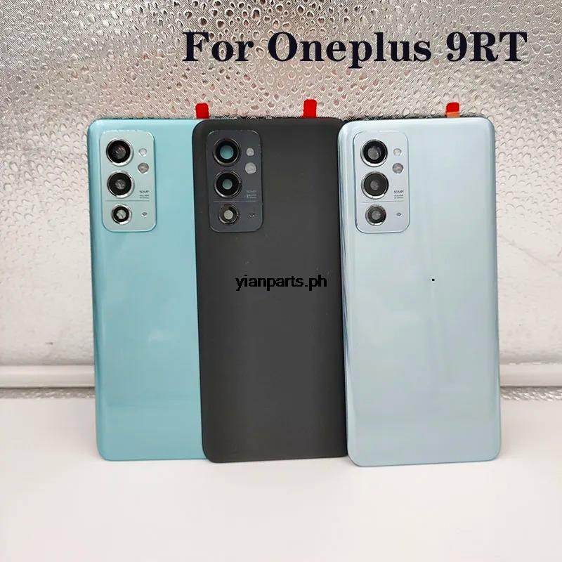 Guo- ใหม่สําหรับ Oneplus 9RT ฝาหลังแบตเตอรี่กระจกด้านหลังแผงเปลี่ยนสําหรับ One Plus 1 + 9 RT 5G + เล
