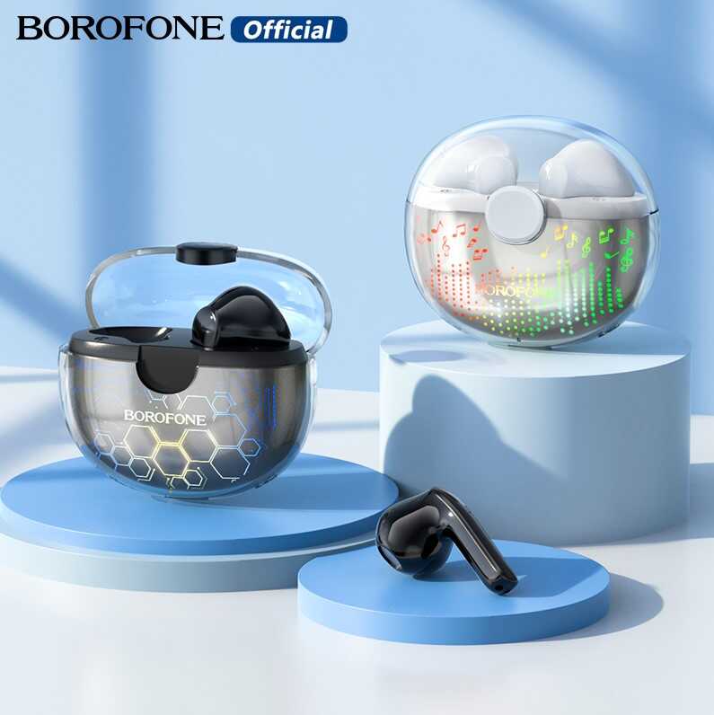 BOROFONE Bw15 TWS หูฟังบลูทูธ ชุดหูฟังไร้สายที่แท้จริง เอีย