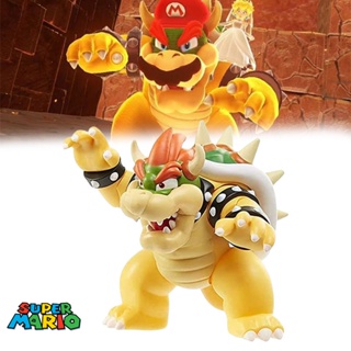 โมเดลฟิกเกอร์ Super Mario Bros Bowser PVC ขนาด 10 ซม. เหมาะกับของขวัญวันเกิด ของเล่นสําหรับเด็ก และผู้ใหญ่