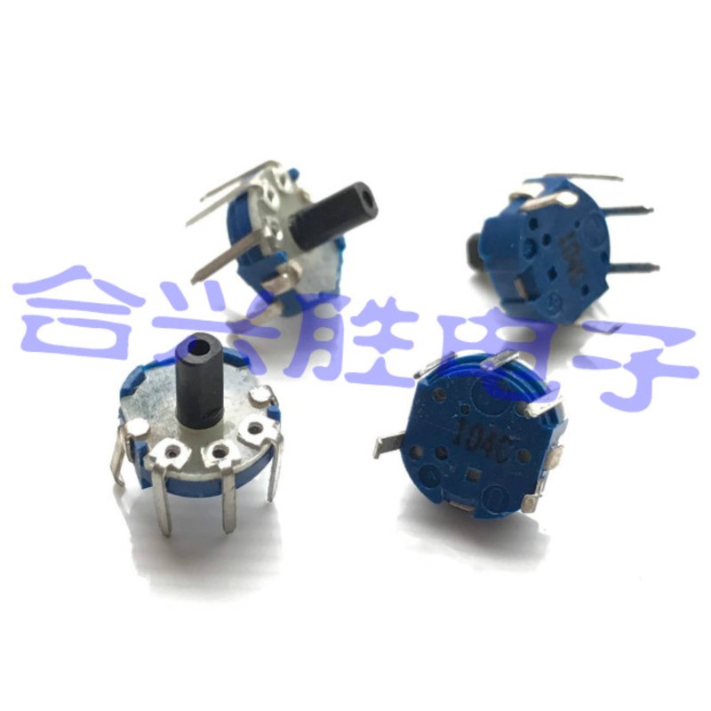 2PCS ขนาดเล็ก Fine Tuning Potentiometer RK08H เดี่ยว C100K Y8 ประเภทปรับระดับเสียง Potentiometer