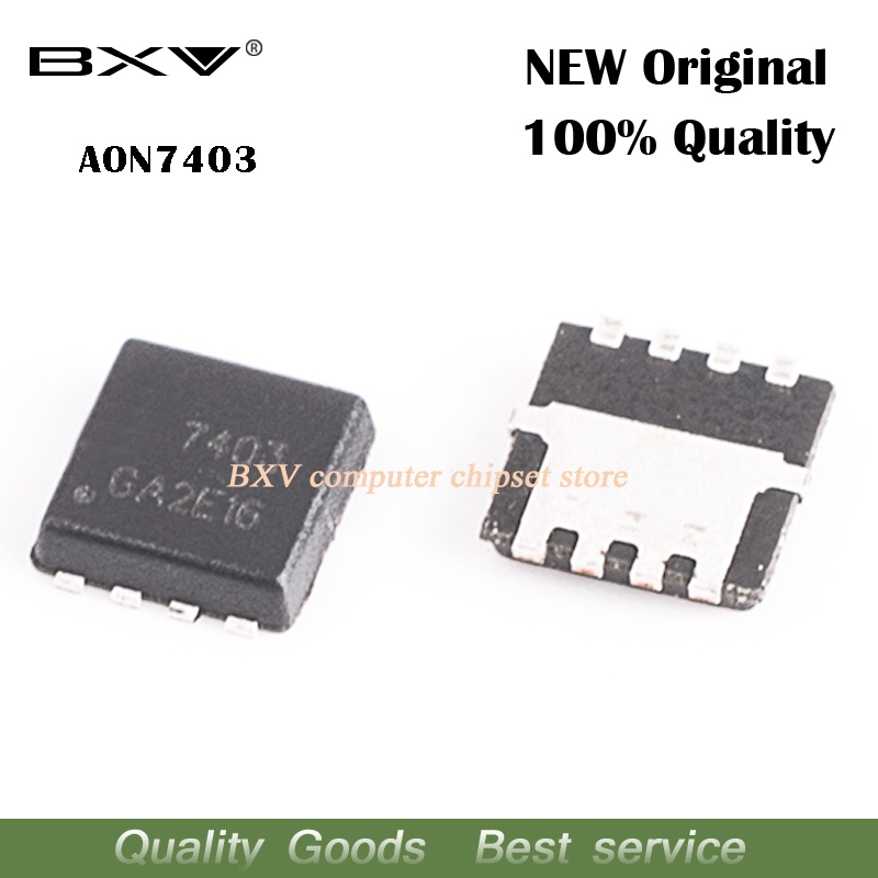 ชิปมอสเฟต AON7403 AO7403 7403 QFN 10 ชิ้นต่อล็อต