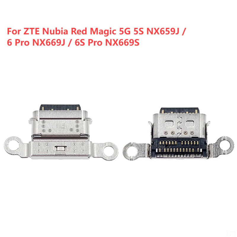 ตัวเชื่อมต่อแท่นชาร์จ USB สําหรับ ZTE Nubia Red Magic 5G 5S NX659J 6 Pro NX669J 6S Pro NX669S 5-30 ช