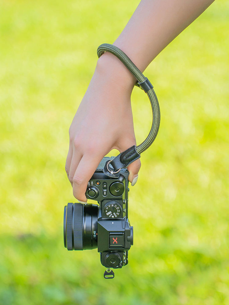 สายรัดข้อมือ Microcarrandine Sony A7C2 Nikon Z50 รุ่นที่สอง Fuji XT50XT30XS20X100V เชือกเส้นเล็ก