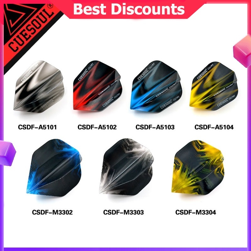 3PCS Dart Flights Tail Feather CUESOUL