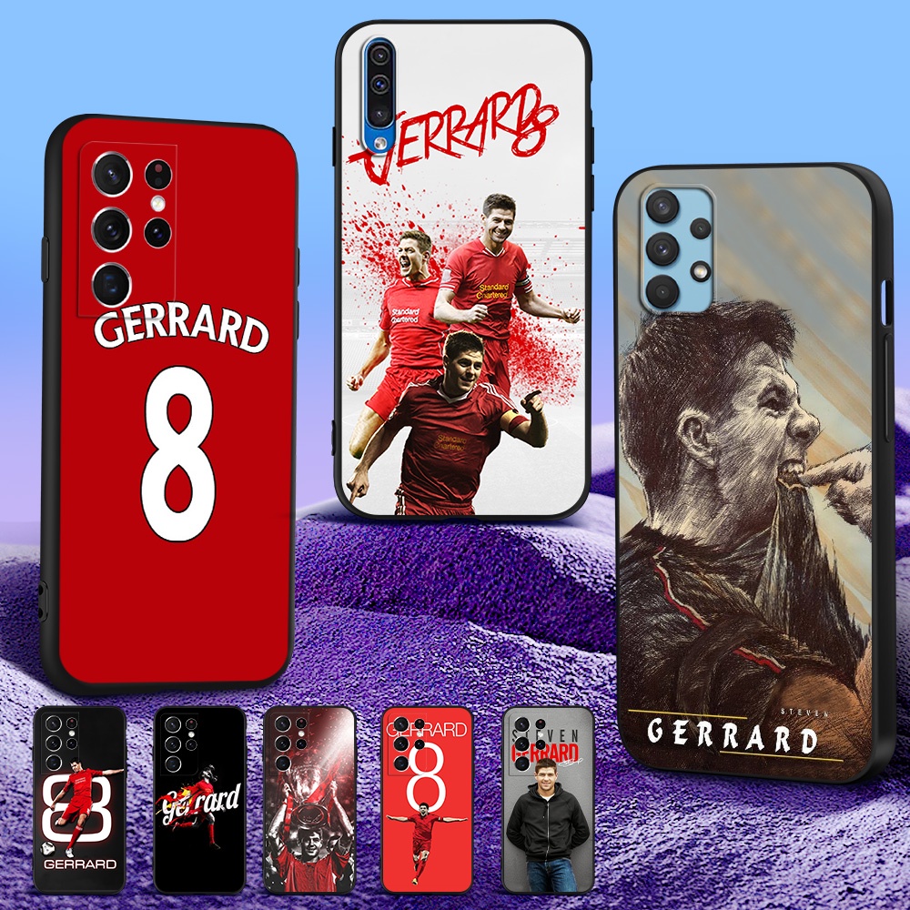 เคสโทรศัพท์มือถือ ซิลิโคนนิ่ม tpu ลาย Steven Gerrard สีดํา สําหรับ Samsung Galaxy A31 A51 A71 A91 A50S A30S A50 2019
