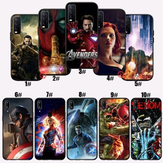 เคสซิลิโคนนิ่ม ลายฮีโร่ The Avengers BO60 สําหรับ Vivo Y11 Y11S Y12S Y12 Y15 2020 Y17 Y19 Y20 Y20i Y20S