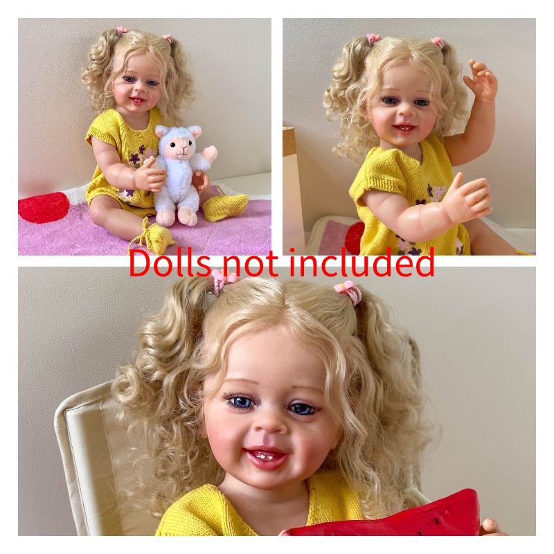 Vibrant ตุ๊กตาเด็กทารกแรกเกิด ซิลิโคน 55 ซม. สําหรับเด็ก 4-6 ปี)