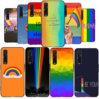 เคสโทรศัพท์ซิลิโคน TPU แบบนิ่ม ลาย FM17 Gay Lesbian LGBT Rainbow Pride สําหรับ Oppo Reno10 Pro 10 Pro+ A78 A58 4G