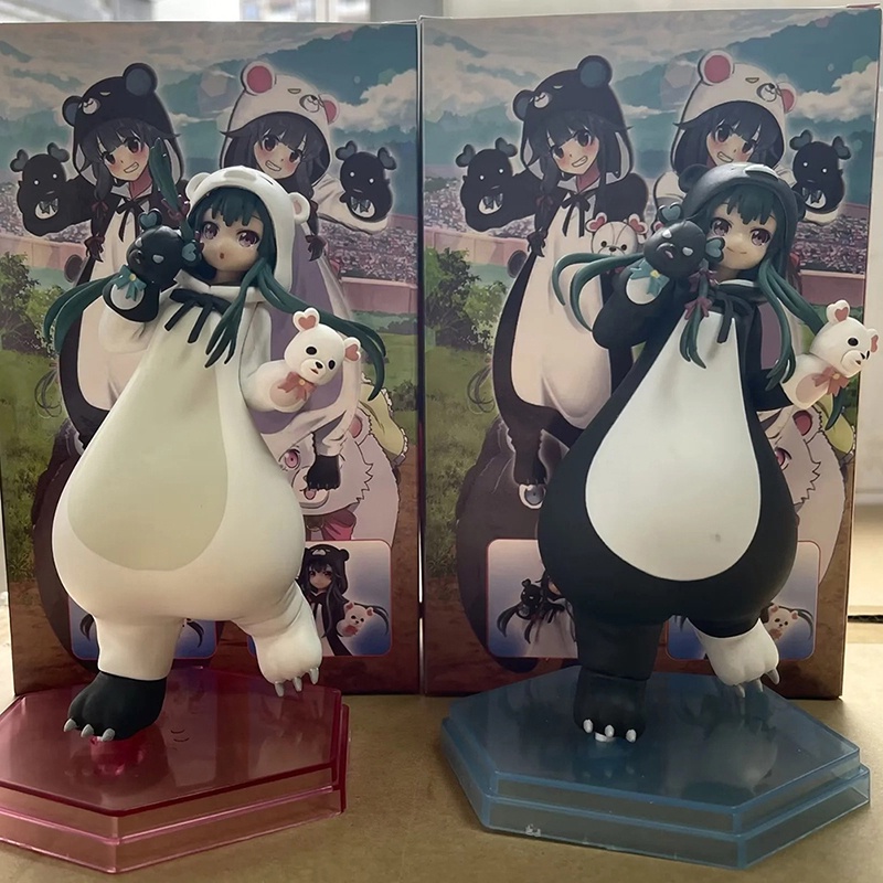 22 ซม.Kuma Kuma Yuna Bear สวมใส่ทั้งสองด้านรูป Yuna อะนิเมะรูปน่ารักหมี Action Figure PVC คอลเลกชันก