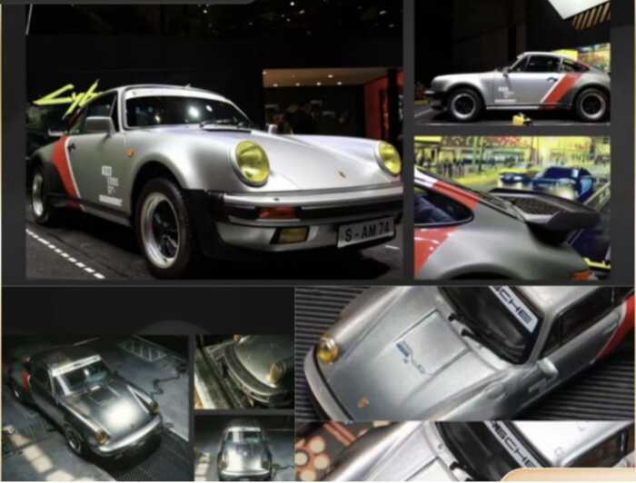 RM 1:64 นักร้อง930 Turbo Study Alloy รุ่นรถ