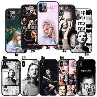เคสซิลิโคนนิ่ม ลายนักร้อง Taylor Swift BO53 สําหรับ iPhone XS 13 Pro Max Mini