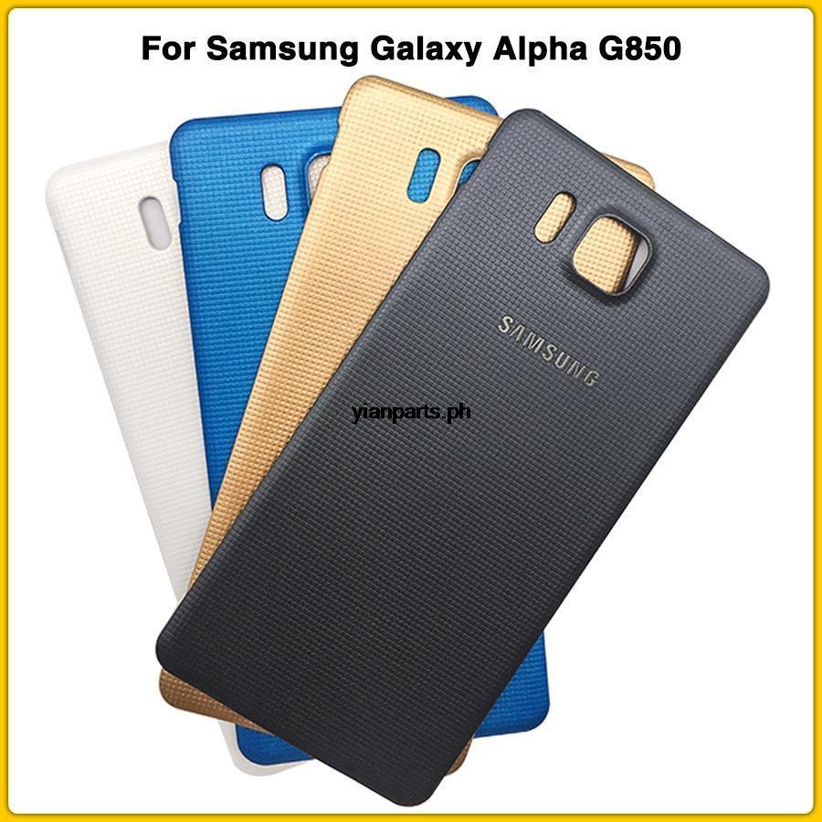 Guo-สําหรับ Samsung Galaxy Alpha G850 SM-G850F G850A ฝาหลังแบตเตอรี่ประตู Raer ฝาครอบกรณี