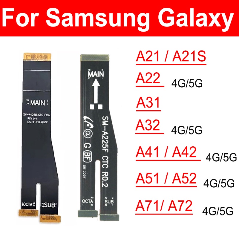 สายแพเมนบอร์ด สําหรับ Samsung Galaxy A21 A21S A31 A32 A41 A42 A51 A52 A71 A72 4G 5G