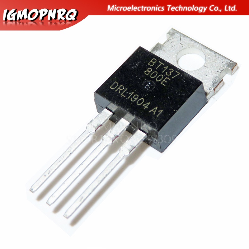 ไตรแอก BT137-800E BT137 BT137-800 800V 8A TO-220 10 ชิ้น