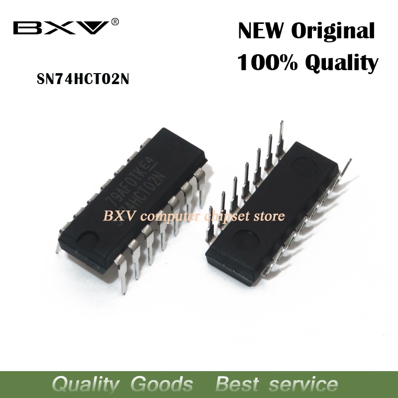 10pcs SN74HCT02N DIP-16 SN74HCT02 DIP 74HCT02 74HCT02N DIP16 ใหม่ชิป IC