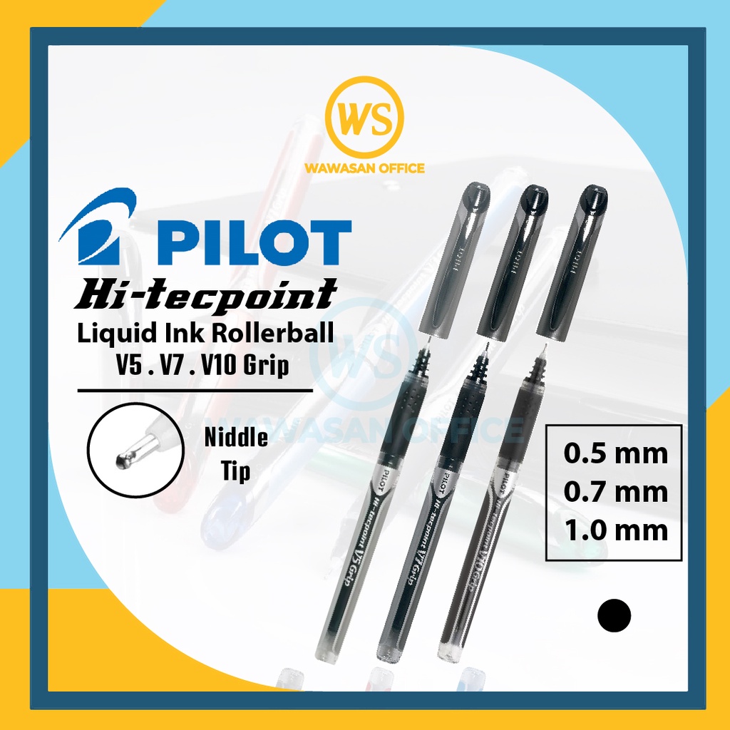 PILOT PEN ปากกาจับ Pilot Hi-tecpoint V5 V7 V10 / Pilot V5 / Pilot V7 / Pilot V10 / ปากกานักบิน