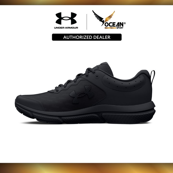 Under Armour Mens UA Charged Assert 10 Running Shoes (สีดํา) 3026175-004