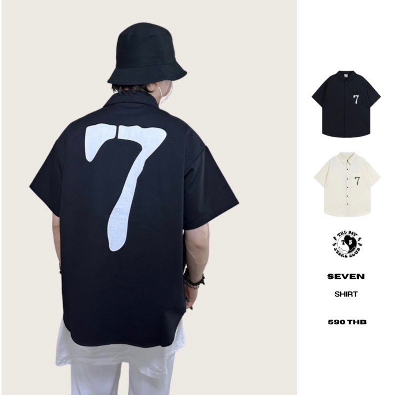 SEVEN SHIRTเสื้อเชิ้ตแขนสั้น