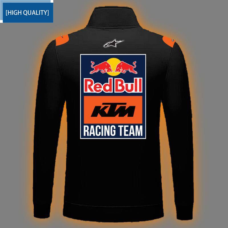 พร้อมส่ง เสื้อแจ็กเก็ตกันหนาว แขนยาว มีซิป เต็มตัว ลาย KTM Red Bull Racing TeamTech 3 สําหรับผู้ชาย และผู้หญิง