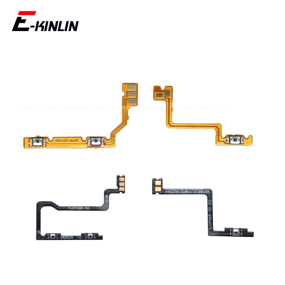 Mute Switch Power Key Ribbon สําหรับ OPPO A1k A1x A3 A3s A5 A5s ปุ่มปรับระดับเสียงควบคุม Flex Cable 