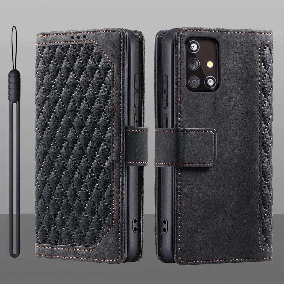 สําหรับSamsung Galaxy A51 A71 กรณีกระเป๋าสตางค์หนังแม่เหล็กCoque Samsung A71 A715FสําหรับSamsung A51
