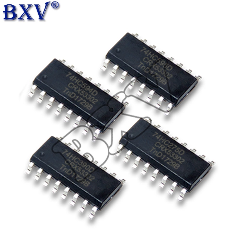 10PCS 74HC595D SOP 74HC595 SOP-16 SN74HC595DR 74HC390D 74HC390 74HC257D 74HC257 ชิป SMD