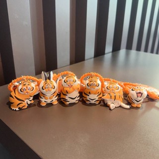 พวงกุญแจซิลิโคน รูปการ์ตูน I Am Not Fat Tiger