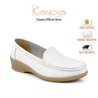Caspia Ladies Leather Slip On Shoe CW-565
