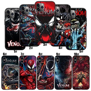 เคสซิลิโคนนิ่ม ลาย Marvel Venom Let Have Be Carnage BO43 สําหรับ iPhone XS 13 Pro Max Mini