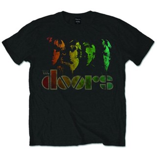 เสื้อยืด พิมพ์ลาย The Doors Rainbow Jim Morrison Rock สําหรับผู้ชาย และผู้หญิง