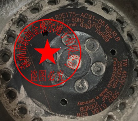 พัดลมเดิมใหม่ R2E175-AC91-05 400V65W