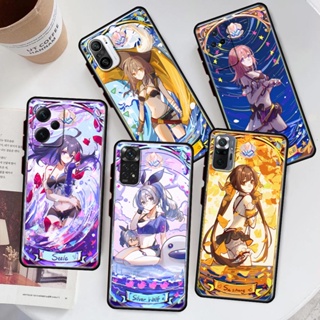 เคสโทรศัพท์มือถือ ซิลิโคนนิ่ม ป้องกันกล้อง ลายเกมรางดาว Honkai สําหรับ Xiaomi Redmi 9C NFC 9A 9T 10 4G