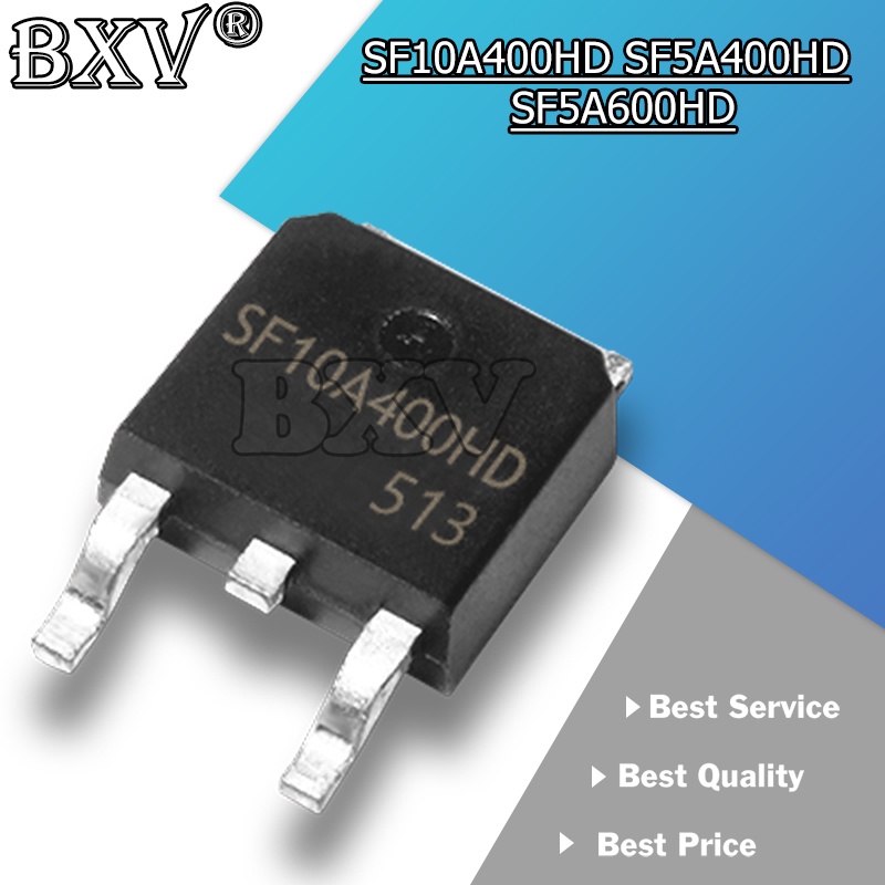 10 ชิ้น/ล็อต SF10A400HD TO-252 10 ชิ้น/ล็อต TO-252 SF10A400HD SF5A400HD SF5A600HD SF10A400 SF5A400 S
