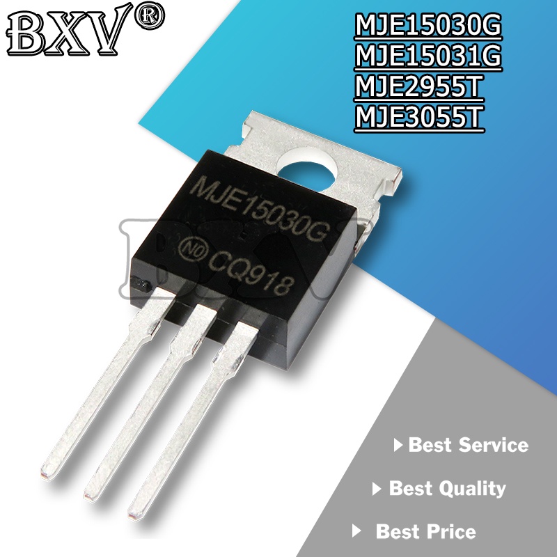 10PCS MJE15030G MJE15031G MJE2955T MJE3055T MJE15030 MJE15031 MJE2955 MJE3055 ใหม่และ TO-220