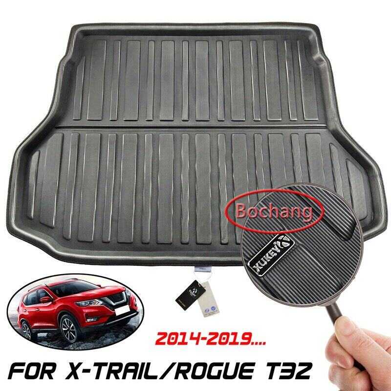 Bochang ถาดวางพื้นพรมกระโปรงหลังรถสำหรับ Nissan X-Trail Xtrail T32