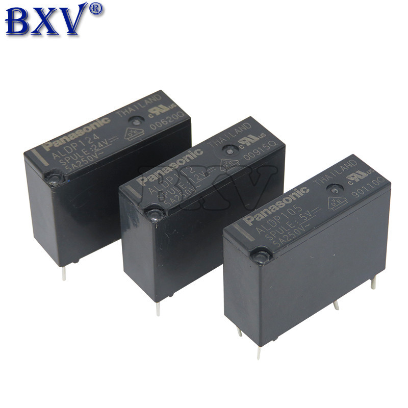 รีเลย์ ALDP105 ALDP112 ALDP124 ALDP105W ALDP112W ALDP124W 5V 12V 24V 5A 250V DIP4 1 ชิ้น