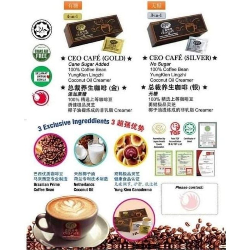 hot🔥การประกันคุณภาพ🔥 import Shuangheshuang Hor CEO COFFEE President Coffee READY STOCK!!! LOWEST