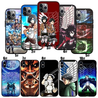 Bo8 เคสโทรศัพท์ซิลิโคน แบบนิ่ม ลาย Attack on Titan Eren สําหรับ iPhone 14 Plus Pro Max