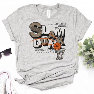 เสื้อยืด ลาย Slam Dunk 2000s สําหรับผู้หญิง